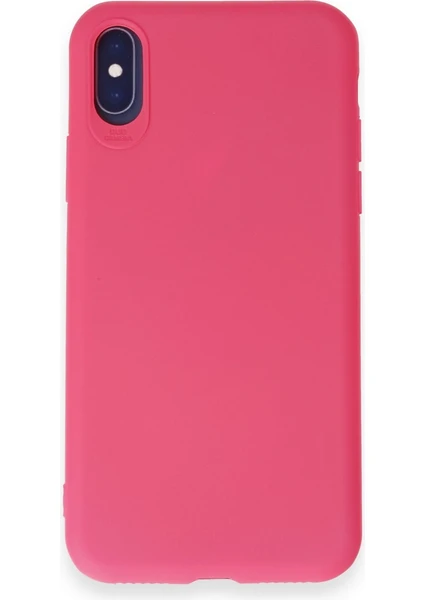 iPhone Xs Kılıf Yumuşak Silikon Kılıf - Pembe