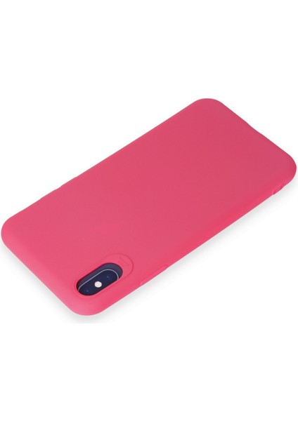 iPhone Xs Kılıf Yumuşak Silikon Kılıf - Pembe