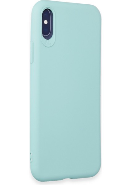 iPhone Xs Kılıf Yumuşak Silikon Kılıf - Turkuaz fiyatları