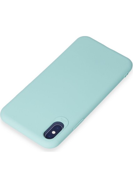 iPhone Xs Kılıf Yumuşak Silikon Kılıf - Turkuaz modelleri
