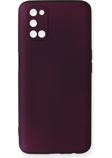 Oppo A92 Kılıf Yumuşak Silikon Kılıf - Mürdüm