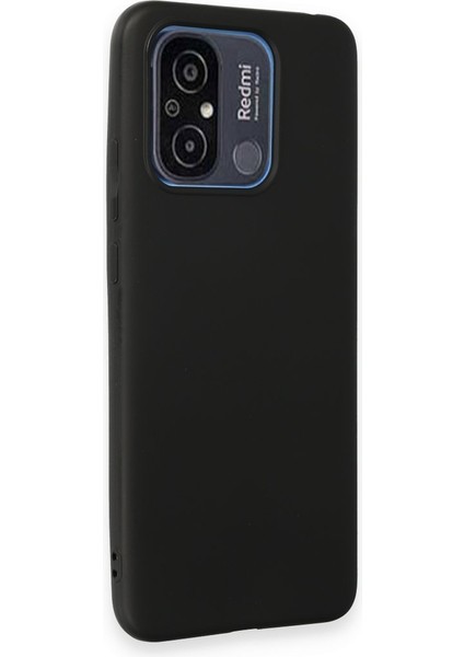 Xiaomi Redmi 12C Kılıf Yumuşak Silikon Kılıf - Siyah
