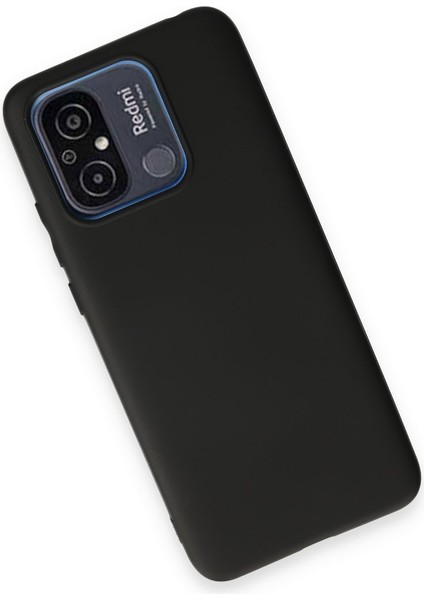Xiaomi Redmi 12C Kılıf Yumuşak Silikon Kılıf - Siyah