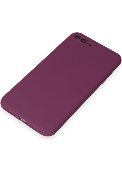 iPhone 8 Plus Kılıf Yumuşak Silikon Kılıf - Mürdüm