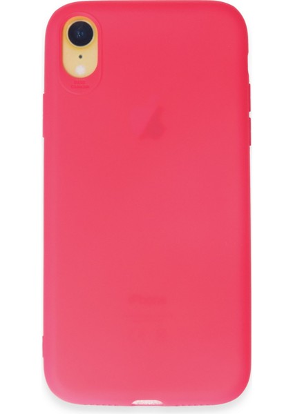 iPhone Xr Kılıf Yumuşak Silikon Kılıf - Pembe