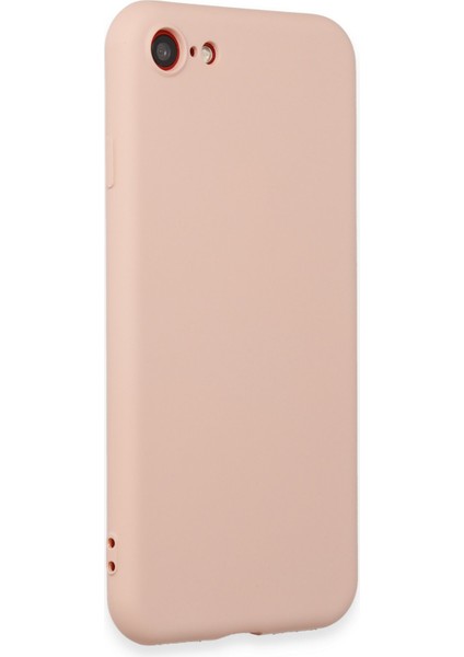 iPhone 7 Kılıf Yumuşak Silikon Kılıf - Pudra