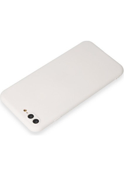 iPhone 7 Plus Kılıf Yumuşak Silikon Kılıf - Beyaz