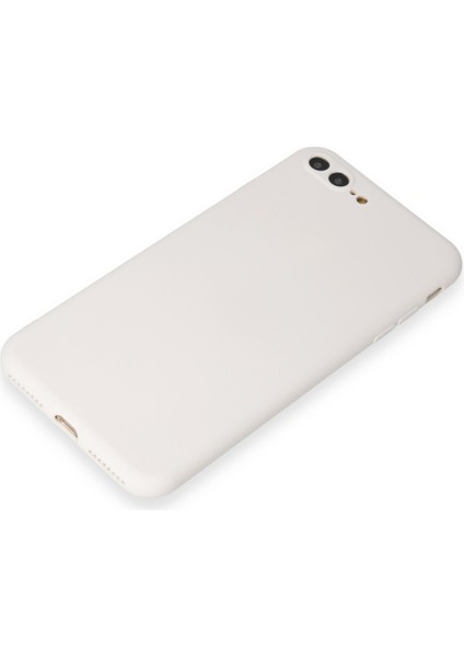 iPhone 7 Plus Kılıf Yumuşak Silikon Kılıf - Beyaz