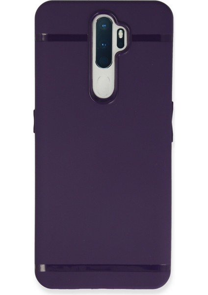 Oppo A5 2020 Kılıf Yumuşak Silikon Kılıf - Mürdüm