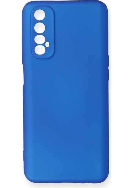 Realme 7 Kılıf Yumuşak Silikon Kılıf - Mavi