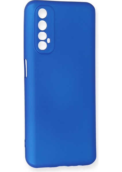 Realme 7 Kılıf Yumuşak Silikon Kılıf - Mavi fiyatları