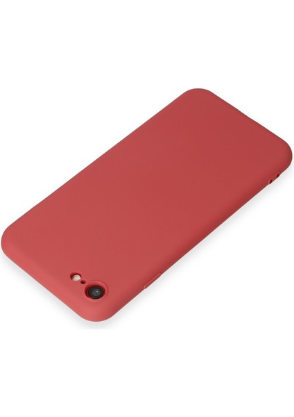 iPhone 8 Kılıf Yumuşak Silikon Kılıf - Kiremit modelleri