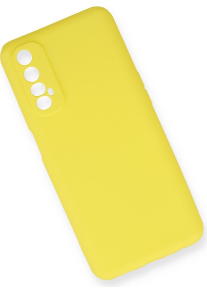 Realme 7 Kılıf Yumuşak Silikon Kılıf - Sarı modelleri