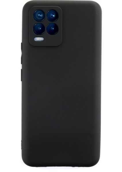 Realme 8 Kılıf Yumuşak Silikon Kılıf - Siyah