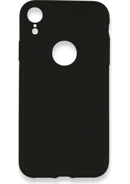 iPhone Xr Kılıf Yumuşak Silikon Kılıf - Siyah