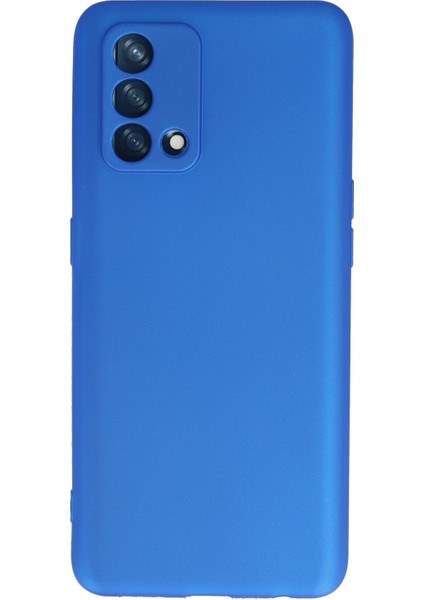 Oppo A74 4g Kılıf Yumuşak Silikon Kılıf - Mavi