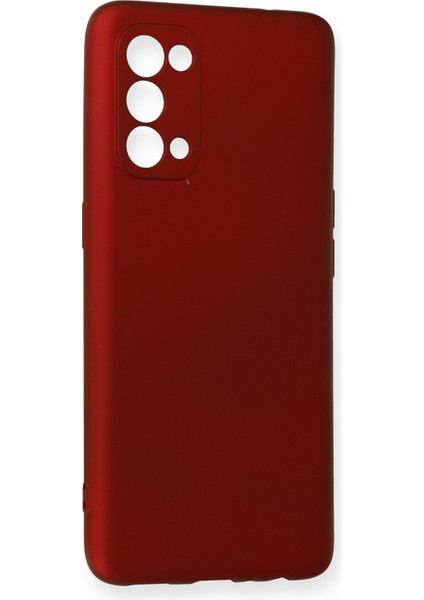 Oppo Reno 5 Kılıf Yumuşak Silikon Kılıf - Bordo fiyatları