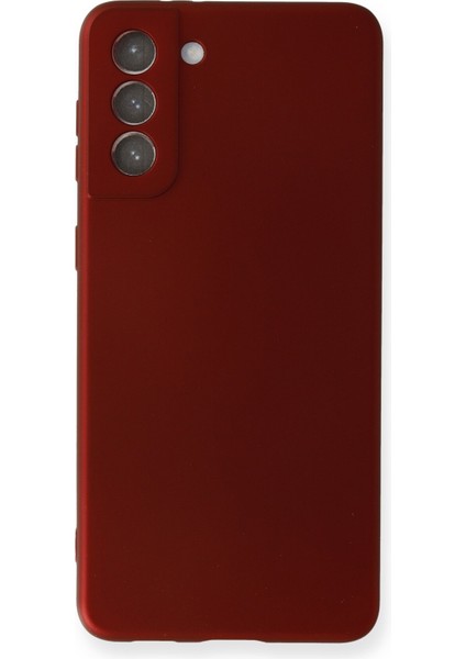 Samsung Galaxy S21 Plus Kılıf Yumuşak Silikon Kılıf - Bordo