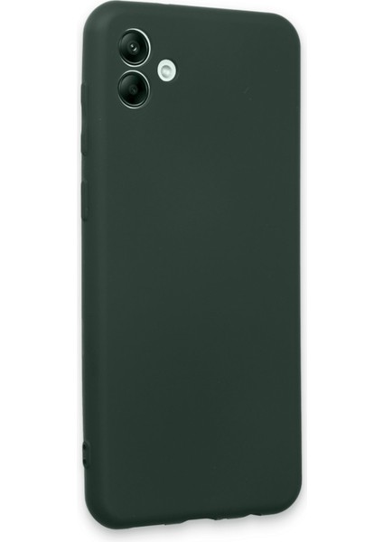 Samsung Galaxy A04E Kılıf Yumuşak Silikon Kılıf - Koyu Yeşil