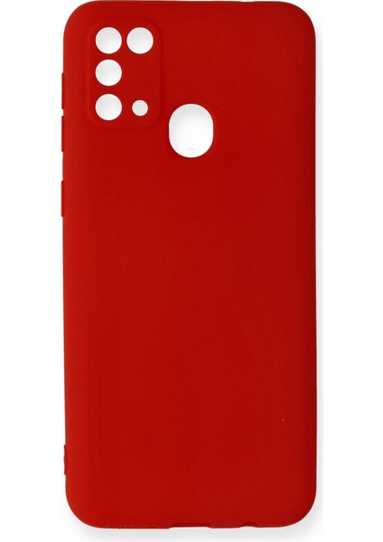 Samsung Galaxy M31 Kılıf Yumuşak Silikon Kılıf - Koyu Kırmızı