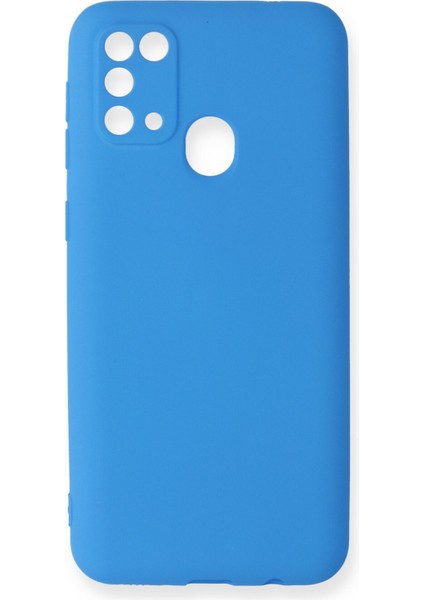 Samsung Galaxy M31 Kılıf Yumuşak Silikon Kılıf - Mavi