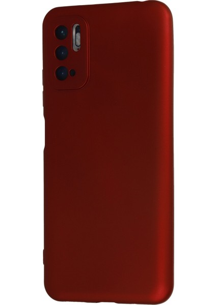 Xiaomi Poco M3 Pro Kılıf Yumuşak Silikon Kılıf - Bordo