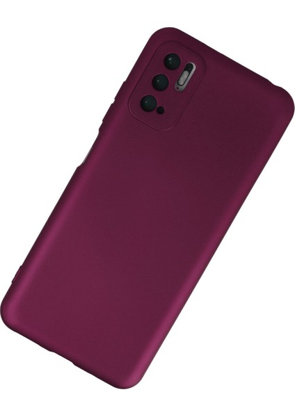 Xiaomi Poco M3 Pro Kılıf Yumuşak Silikon Kılıf - Mürdüm