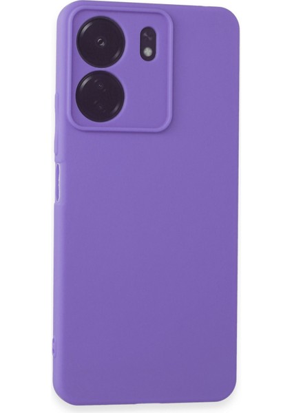 Xiaomi Redmi 13C Kılıf Yumuşak Silikon Kılıf - Lila