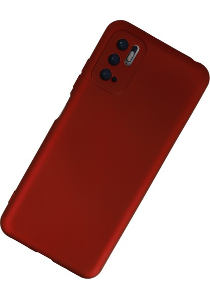 Xiaomi Redmi Note 10 5g Kılıf Yumuşak Silikon Kılıf - Bordo