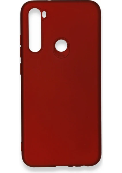 Xiaomi Redmi Note 8 Kılıf Yumuşak Silikon Kılıf - Bordo