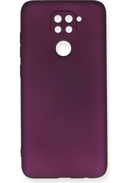 Xiaomi Redmi Note 9 Kılıf Yumuşak Silikon Kılıf - Mürdüm