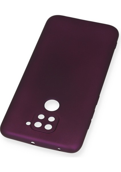 Xiaomi Redmi Note 9 Kılıf Yumuşak Silikon Kılıf - Mürdüm