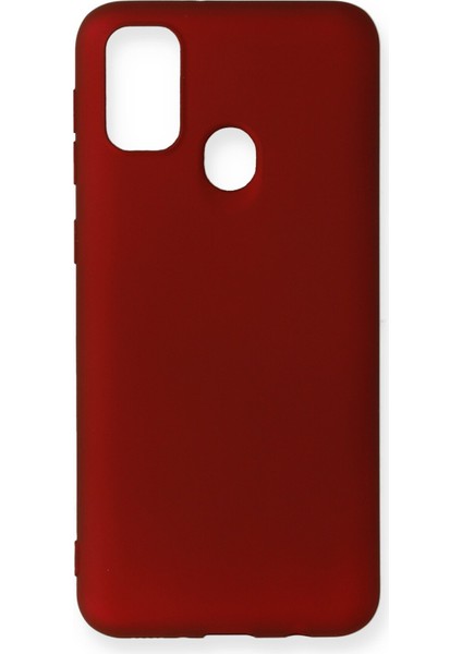 Samsung Galaxy M30S Kılıf Yumuşak Silikon Kılıf - Bordo