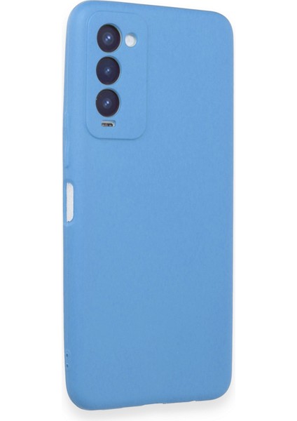 Tecno Camon 18P Kılıf Yumuşak Silikon Kılıf - Mavi