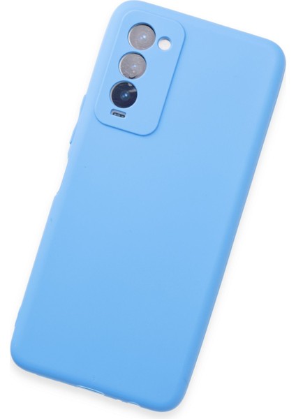 Tecno Camon 18P Kılıf Yumuşak Silikon Kılıf - Mavi