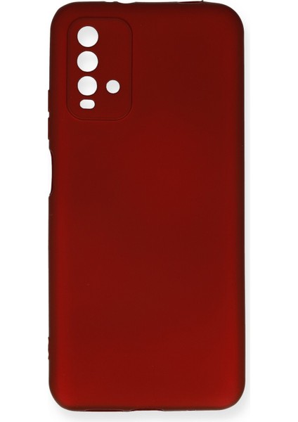 Xiaomi Redmi 9t Kılıf Yumuşak Silikon Kılıf - Bordo