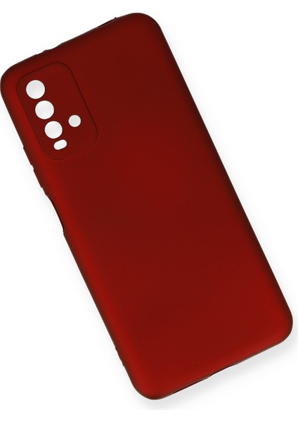 Xiaomi Redmi 9t Kılıf Yumuşak Silikon Kılıf - Bordo