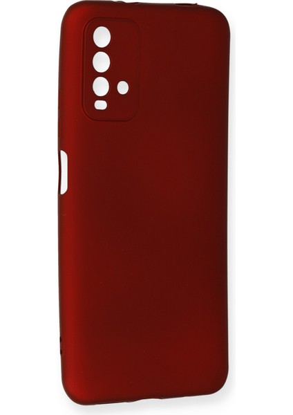 Xiaomi Redmi 9t Kılıf Yumuşak Silikon Kılıf - Bordo