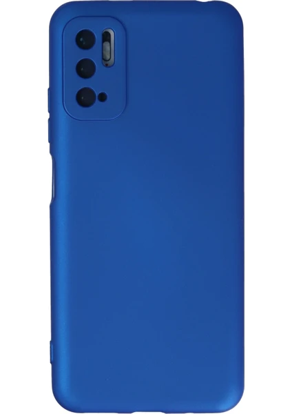 Xiaomi Redmi Note 10 5g Kılıf Yumuşak Silikon Kılıf - Mavi