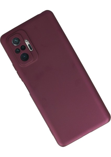 Xiaomi Redmi Note 10 Pro Kılıf Yumuşak Silikon Kılıf - Mürdüm