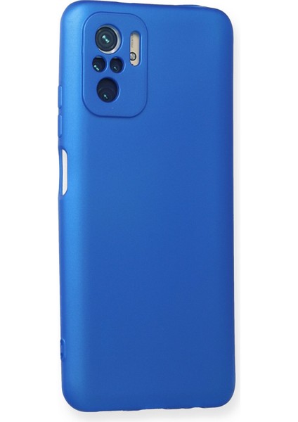 Xiaomi Redmi Note 10S Kılıf Yumuşak Silikon Kılıf - Mavi