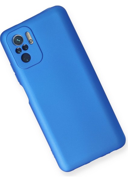 Xiaomi Redmi Note 10S Kılıf Yumuşak Silikon Kılıf - Mavi