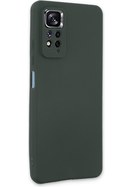 Xiaomi Redmi Note 11 Pro Kılıf Yumuşak Silikon Kılıf - Koyu Yeşil