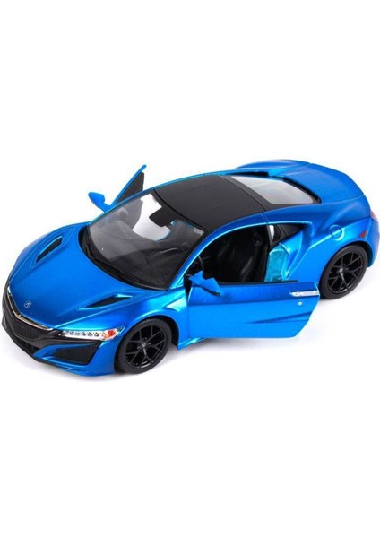 1/24 2018 Acura Nsx Mavi Model Araba