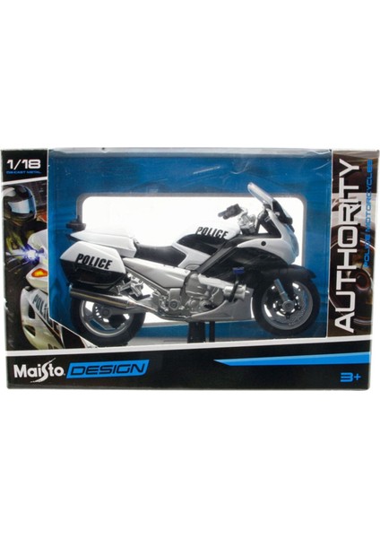 Beyaz Desion Yamaha Motorsiklet FJR1300A 1:18 Model