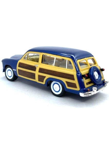 1949 Ford Woody Wagon Çek Bırak 5inch. Lisanslı Model Araba, Oyuncak Araba 1:40 modelleri