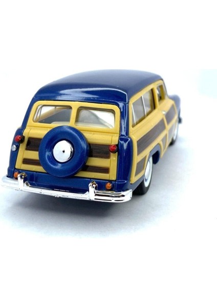 1949 Ford Woody Wagon Çek Bırak 5inch. Lisanslı Model Araba, Oyuncak Araba 1:40 indirimleri
