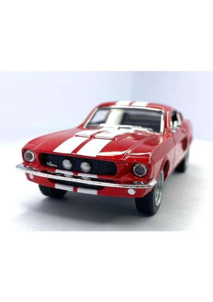 1967 Ford Shelby Gt - 500 - Çek Bırak 5inch. Lisanslı Model Araba, Oyuncak Araba 1:38