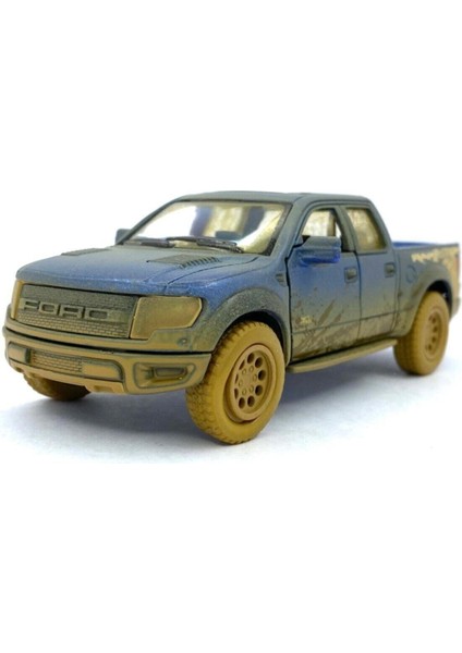 2013 Ford F-150 Svt Raptor Supercrew (Çamurdesenli)Çekbırak 5inch.lisanslı Model Araba,oyu