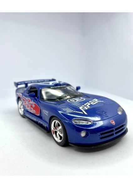 Dodge Viper Gtsr ( Alev Desenli) Çek Bırak 5inch Lisanslı Model Araç, Oyuncak Araba indirimleri